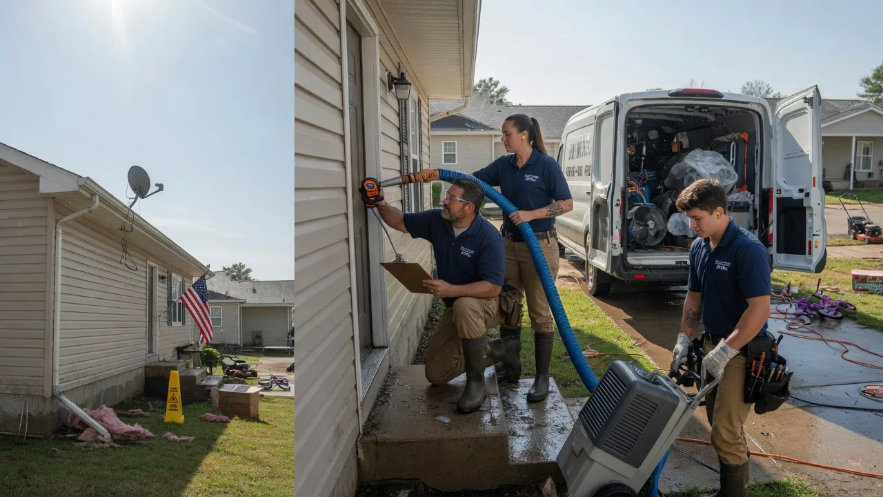 Ceiling Water Damage Restoration in Deforest, WI near me